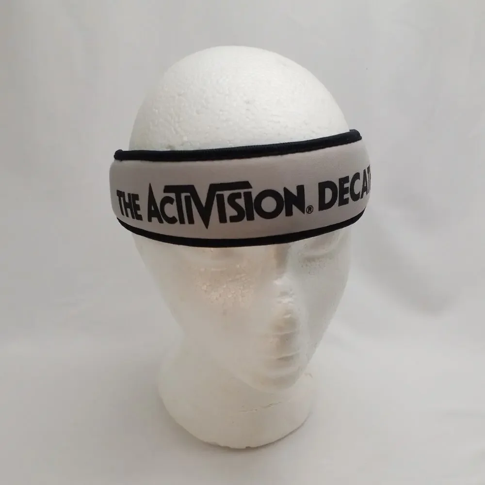 Vtg 1983 Activision Decathlon Headband Atari 2600 Promo Mail-In Trophy Cap Rare